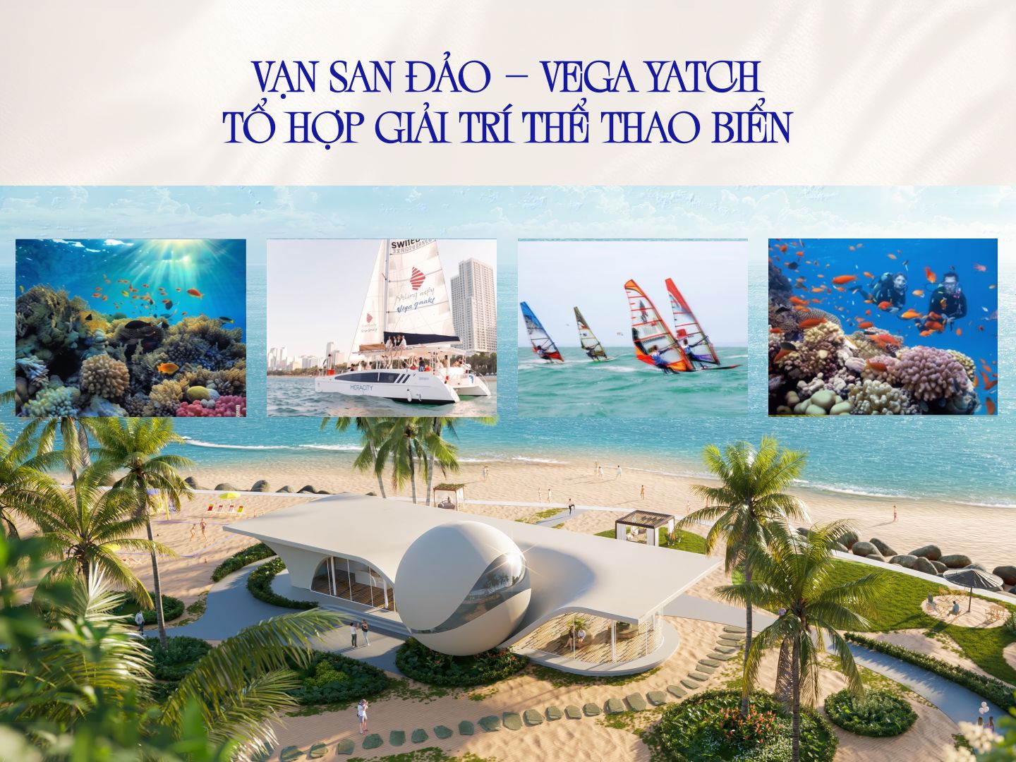 Tổ hợp giải trí thể thao biển trong quần thể Libera Nha Trang